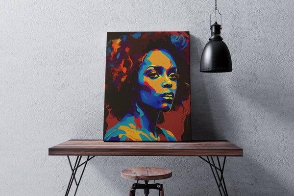 Brilliance | Afro American Art | Gallery Wrapped Canvas, 1.6"